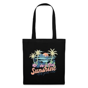 Sunshine And Great Vibes Summer - Tote Bag - black - Front