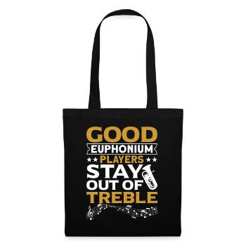 Euphonium Euphonium Player Brass Euphonist - Tote Bag - black - Front