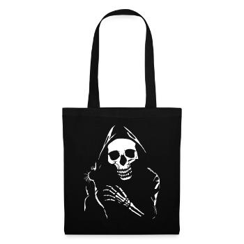Death and Cat - Tote Bag - black - Front