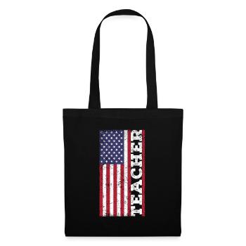 Professeurs patriotiques américains - Sac en tissu - noir - Devant
