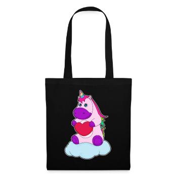 Unicorn Heart - Tote Bag - black - Front
