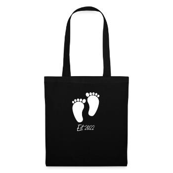 Cute Baby est 2022 Valentines Day - Tote Bag - black - Front