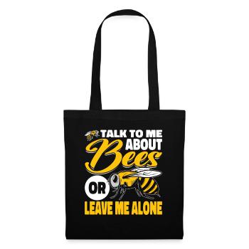 beekeeper beekeeper bees honey bee beekeeping - Tote Bag - black - Front