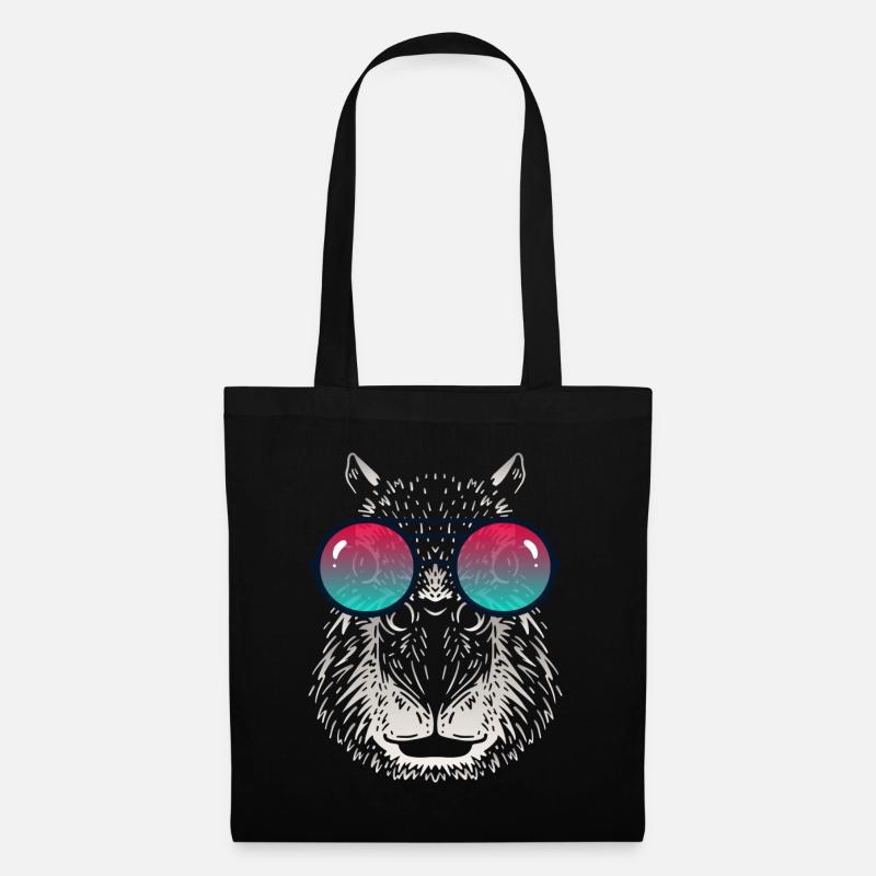Cool Capybara with Sunglasses - Tote Bag - black