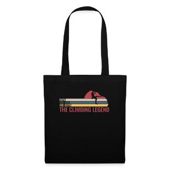 Papa The Man The Myth The Climbing - Tote Bag - black - Front