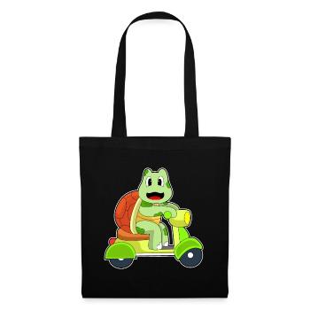 Turtle Scooter - Tote Bag - black - Front