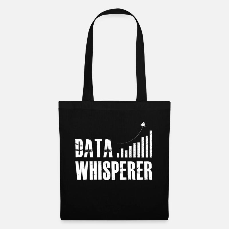 Data Whisperer Science Analyst Software Engineer - Tote Bag - black
