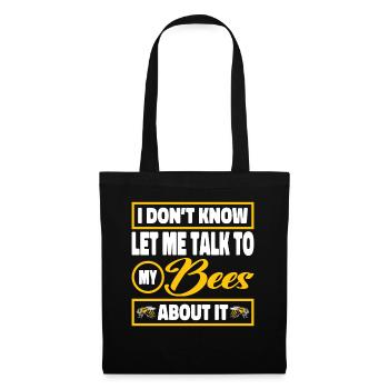 Beekeepers Bees Honey bees Beekeeping - Tote Bag - black - Front