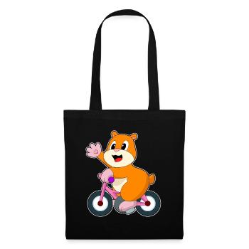 Vélo Hamster - Sac en tissu - noir - Devant