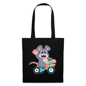 Rat Bicycle - Tote Bag - black - Front