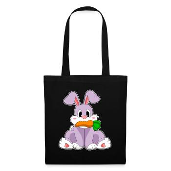 Rabbit Carrot - Tote Bag - black - Front