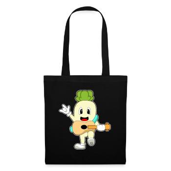 Radishes Musicien Guitare Musique - Sac en tissu - noir - Devant