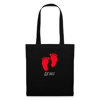 Girl Baby est 2022 pregnancy - Tote Bag - black - Front