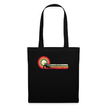 Drôle de Ski Rétro Vintage 80s 90s - Sac en tissu - noir - Devant