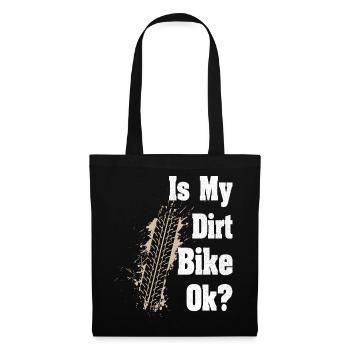 Is my Dirt bike Ok Road Biker - Tote Bag - black - Front