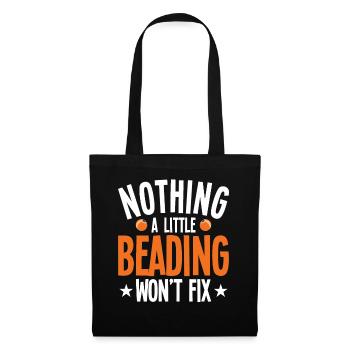 Pearl Bead Embroidery Jeweler Jewelry Maker - Tote Bag - black - Front