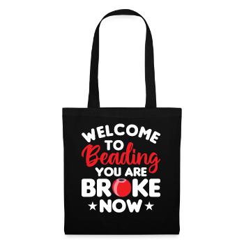 Beaded Beadwork Jeweller Jewellery Maker - Tote Bag - black - Front