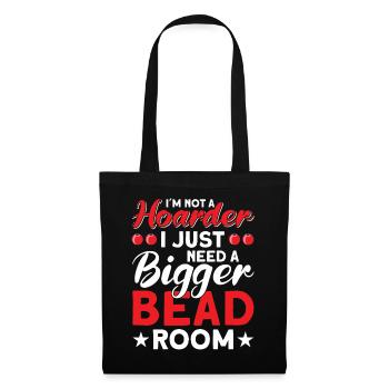 Pearl Bead Embroidery Jeweler Jewelry Maker - Tote Bag - black - Front