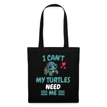 Je ne peux pas offrir d’animal océanique à une tortue - Sac en tissu - noir - Devant