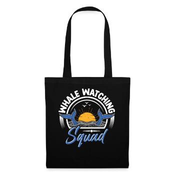 Whale Watching Whale Watching Orca Blue Whale - Tote Bag - black - Front