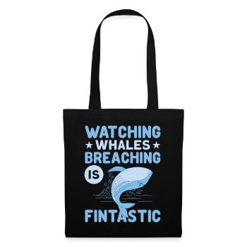 Whale Watching Whale Watching Whales Orca Blue Whale - Tote Bag - black - Front