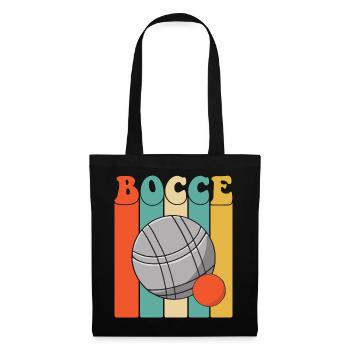 Bocce Spruch Bocce Ball mit Jack Bocci Game Bocce - Stoffbeutel - Schwarz - Vorne
