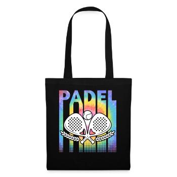 Padel Tennis Colorful - Tote Bag - black - Front