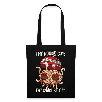 Flying Spaghetti Monster FSM - Tote Bag - black - Front