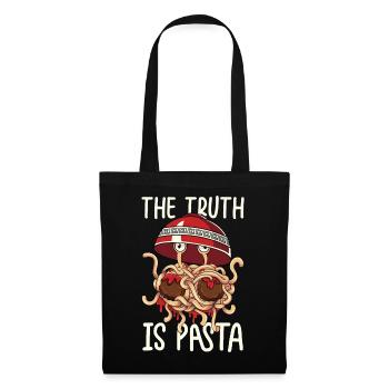 Flying Spaghetti Monster FSM Pastafarian - Tote Bag - black - Front