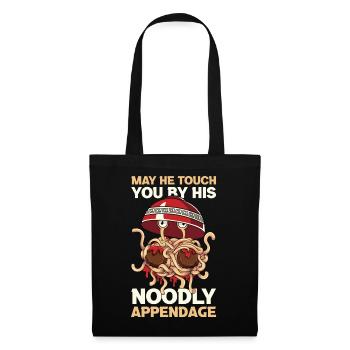 Monstre spaghetti volant FSM - Sac en tissu - noir - Devant