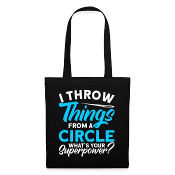 Discus Throw Discus Thrower Athletics Discus - Tote Bag - black - Front