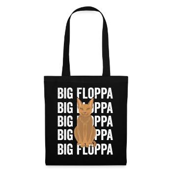 Big Floppa Caracal Cat Meme - Tote Bag - black - Front