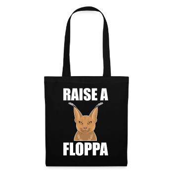 Big Floppa Caracal Cat Meme - Tote Bag - black - Front
