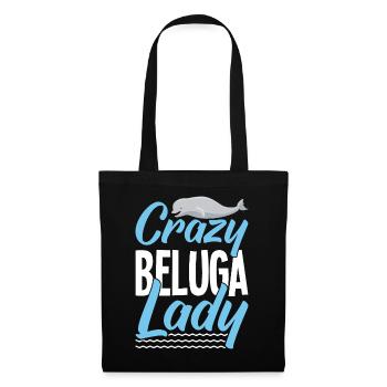 Beluga Whale Beluga Whale Whale Watching Dolphin Dolphin - Tote Bag - black - Front