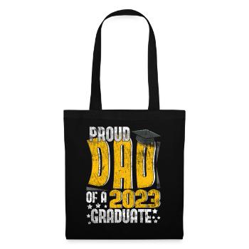 Proud Dad Graduate Graduating 2023 Graduation - Tote Bag - black - Front