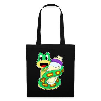 Lait de bébé Snake - Sac en tissu - noir - Devant