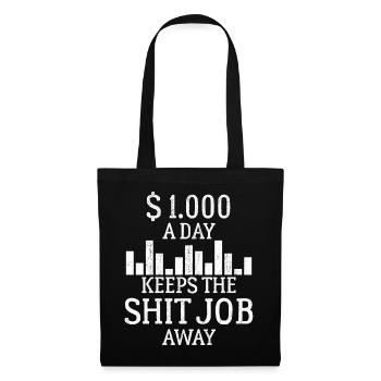 Is it Monday Yet Investor Trading Stock Market - Tote Bag - black - Front