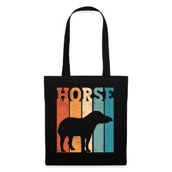 Ex Mormon Tapir Cheval LDS Rétro Exmo - Sac en tissu - noir - Devant