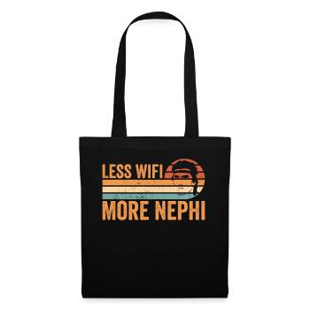 Funny Mormon missionary LDS - Tote Bag - black - Front