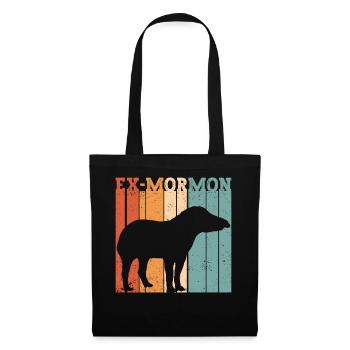 Ex Mormon Tapir Cheval LDS Rétro Exmo - Sac en tissu - noir - Devant