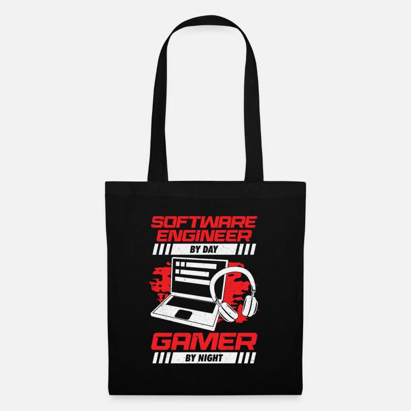Funny Software Engineer Developer Programmer Gift - Tote Bag - black