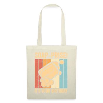 Fabricant de savon amusant - Sac en tissu - nature - Devant