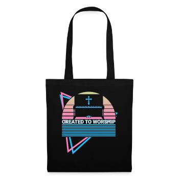 Piano Keyboard Piano Retro - Tote Bag - black - Front