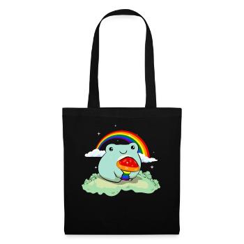 Gay Pride Rainbow Flag Mignonnes Grenouilles - Sac en tissu - noir - Devant