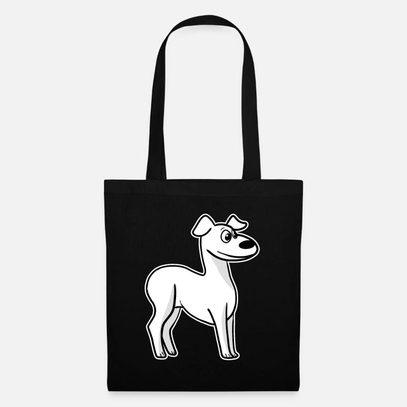 Whippet Hunderasse Windhund hundebesitzer - Stoffbeutel - Schwarz