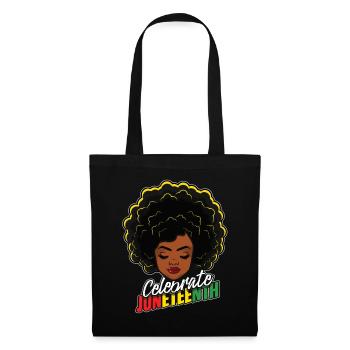Cool Celebrate Juneteenth Black History - Sac en tissu - noir - Devant