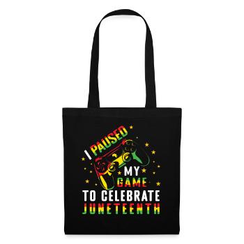 Game Gamer Celebrate Juneteenth Black History - Tote Bag - black - Front