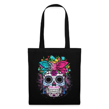 Fantastischer Muertos Drip Rave Music Party Techno Beat - Stoffbeutel - Schwarz - Vorne