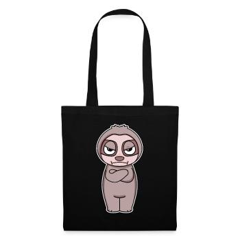 No Desire - Sloth - Crossed Arms - Tote Bag - black - Front