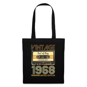 55 Birthday Man Woman Cassette Mai 1968 - Sac en tissu - noir - Devant